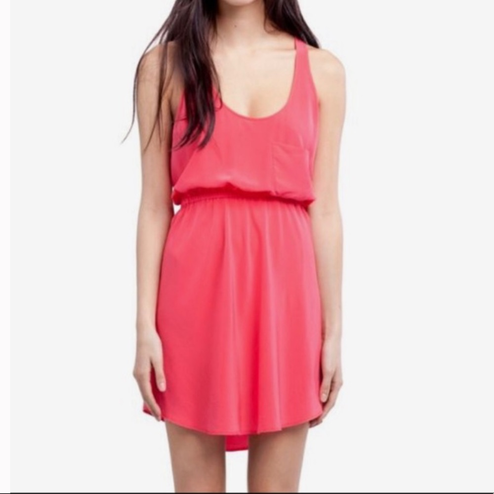 Aritzia Wilfred 100% Silk Victoire Open Back Dress